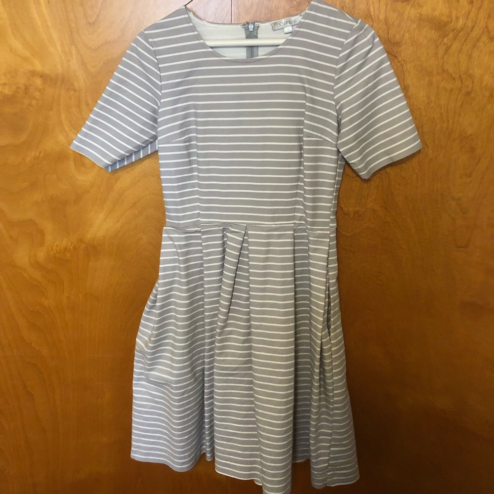 Pleated Dress with Pockets